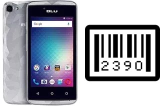 How to find the serial number on BLU Energy Diamond Mini