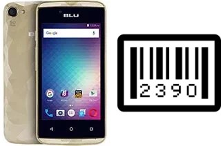 How to find the serial number on BLU Energy Diamond