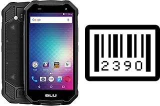 How to find the serial number on BLU Tank Xtreme 5.0