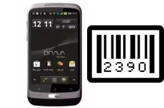 How to find the serial number on Brava DM-990