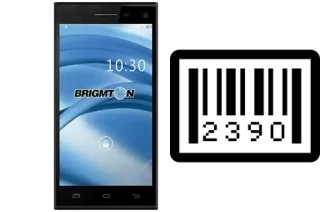 How to find the serial number on Brigmton BPhone 502QC