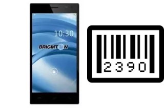 How to find the serial number on Brigmton BPhone 550QC