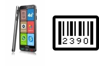 How to find the serial number on Brondi AMICO SMARTPHONE S NERO