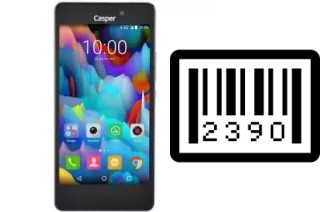 How to find the serial number on Casper Via E1C