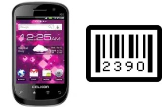 How to find the serial number on Celkon A95