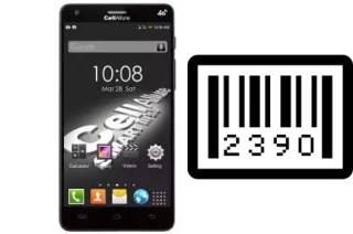 How to find the serial number on CellAllure Smart III 5-0