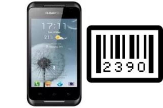 How to find the serial number on CloudFone Excite 350I