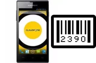 How to find the serial number on CloudFone Excite 401DX Plus