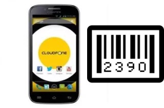 How to find the serial number on CloudFone Excite 450D