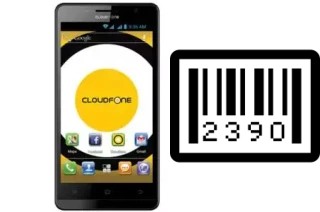 How to find the serial number on CloudFone Excite 500Q