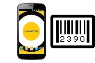 How to find the serial number on CloudFone Excite 503D