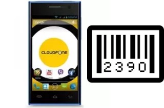 How to find the serial number on CloudFone Geo 400Q Plus