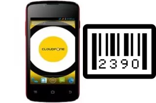 How to find the serial number on CloudFone Ice 352E