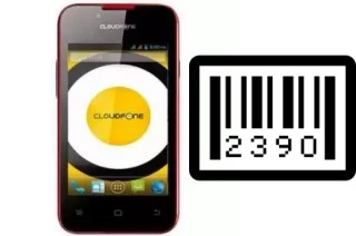 How to find the serial number on CloudFone Q305E