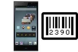 How to find the serial number on ConCorde Smartphone 5005 NFC