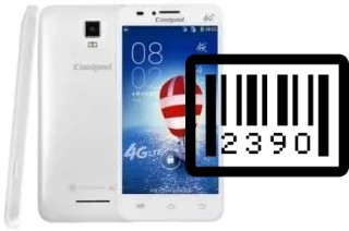 How to find the serial number on Coolpad 8705