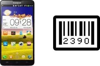 How to find the serial number on Coolpad 9080W