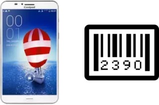 How to find the serial number on Coolpad Halo