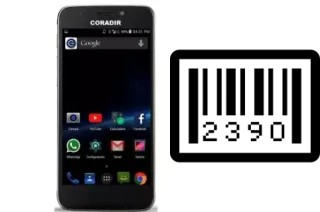 How to find the serial number on Coradir LBS50 3G Classic