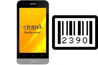 How to find the serial number on Croma CRCB2129