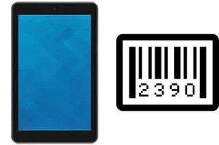 How to find the serial number on Dell Venue 7 8 GB