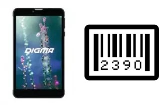 How to find the serial number on Digma Citi 7586 3G