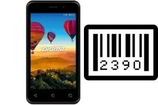 How to find the serial number on Digma Linx Alfa 3G