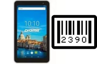 How to find the serial number on Digma Optima 7017N 3G