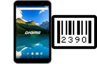 How to find the serial number on Digma Optima 8019N 4G