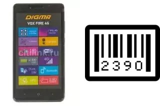 How to find the serial number on Digma Vox Fire 4G