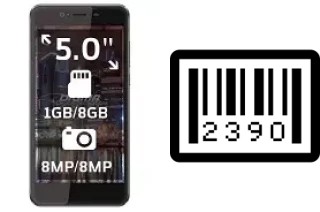 How to find the serial number on Digma Vox Flash 4G