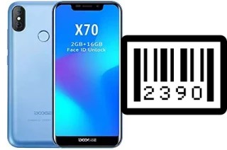 How to find the serial number on Doogee X70