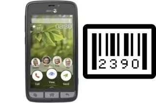 How to find the serial number on Doro 8030