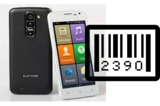 How to find the serial number on Elephone G3