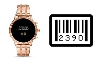 How to find the serial number on Fossil Gen 5 Juliana