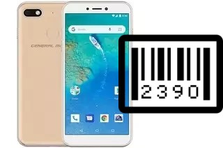 How to find the serial number on General Mobile GM 8 Go