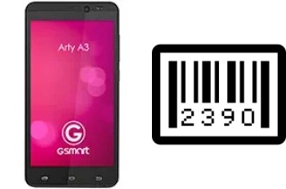 How to find the serial number on Gigabyte GSmart Arty A3