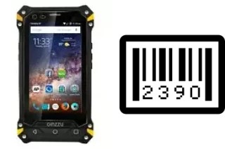 How to find the serial number on Ginzzu RS74 Dual