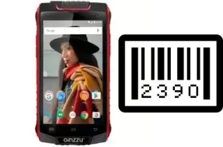 How to find the serial number on Ginzzu RS8501