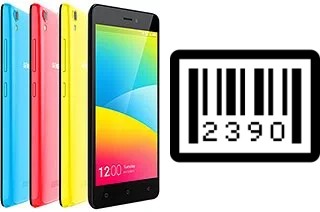 How to find the serial number on Gionee Pioneer P5W