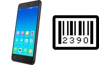 How to find the serial number on Gionee X1