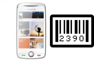 How to find the serial number on Gosco A3522