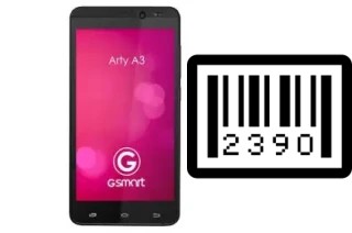 How to find the serial number on GSmart Arty A3