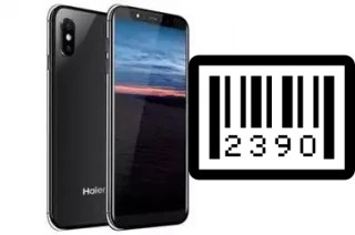 How to find the serial number on Haier Elegance E9