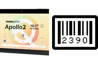 How to find the serial number on HANNspree Pad 10.1 Apollo 2