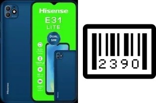 How to find the serial number on HiSense E31 LITE