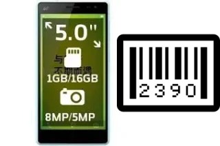 How to find the serial number on HiSense I632M