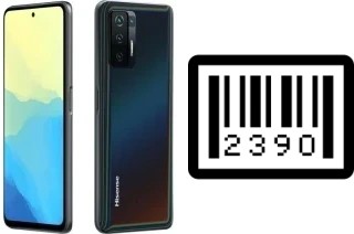 How to find the serial number on HiSense INFINITY H50S 5G