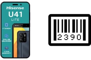 How to find the serial number on HiSense U41 Lite