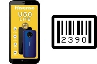 How to find the serial number on HiSense U50 Lite